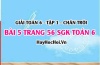 Giải bài 5 trang 56 Toán 6 Tập 1 SGK Chân trời sáng tạo